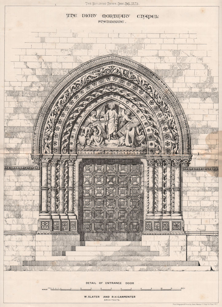 Digby Mortuary Chapel, Sherborne; Slater & Carpenter Architects. Dorset 1873